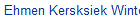 Ehmen Kersksiek Winter