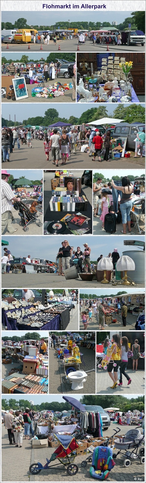 Flohmarkt im Allerpark Wolfsburg