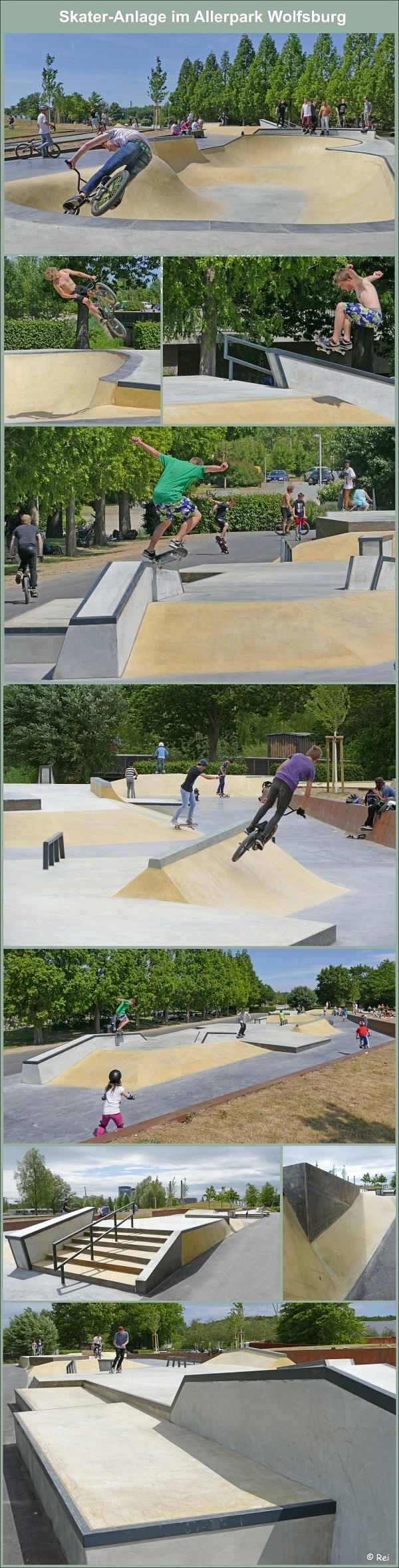 Skater-Anlage im Allerpark auf 2000qm