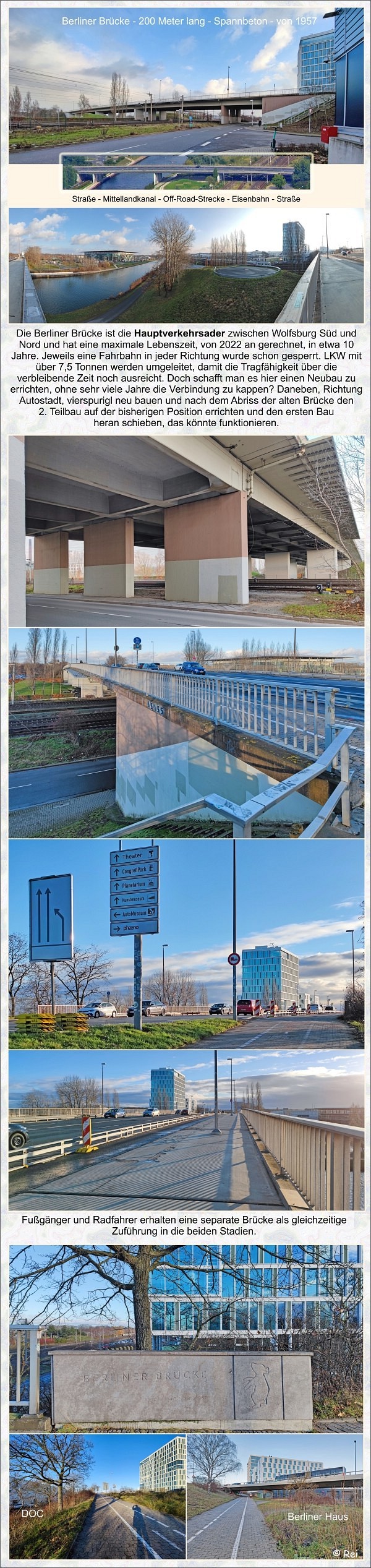 Berliner Brücke in Wolfsburg