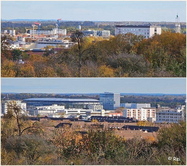 Klieversberg mit Blick auf Wolfsburg Zentrum