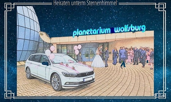 Hochzeit im Planetarium