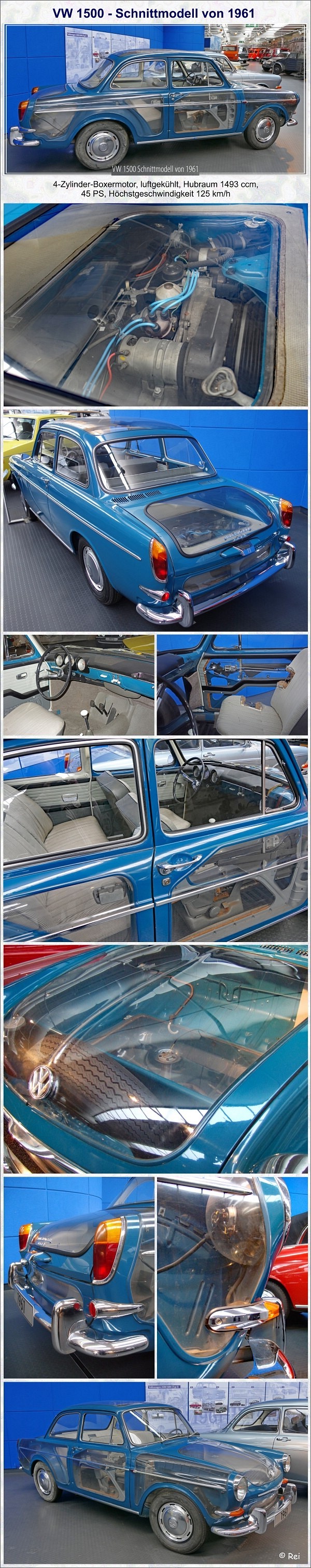VW 1500 Schnittmodell von 1961