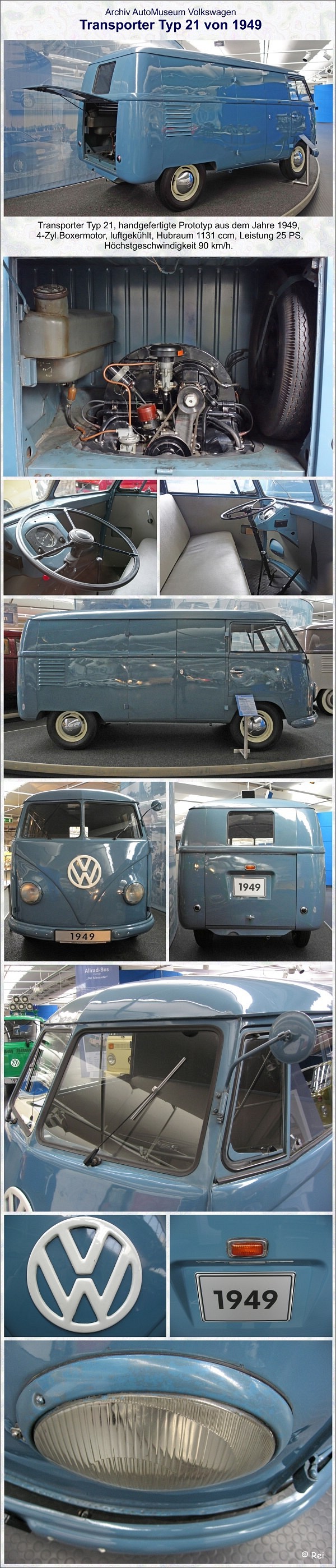 VW Transporter Typ 21 von 1949