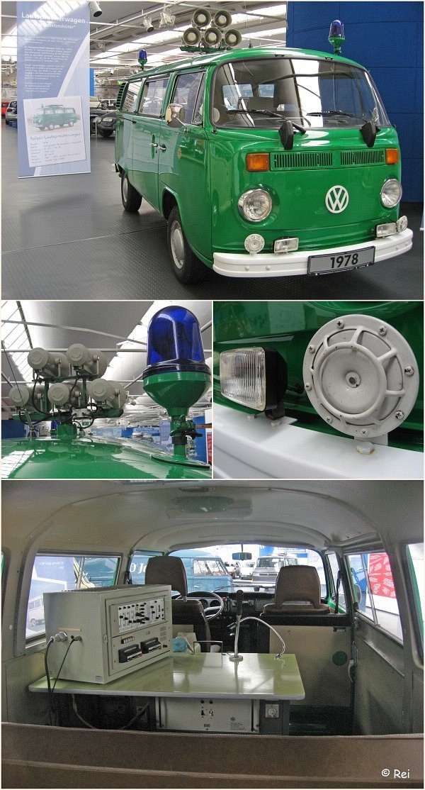 VW Bus Polizei-Lautsprecherwagen von 1978