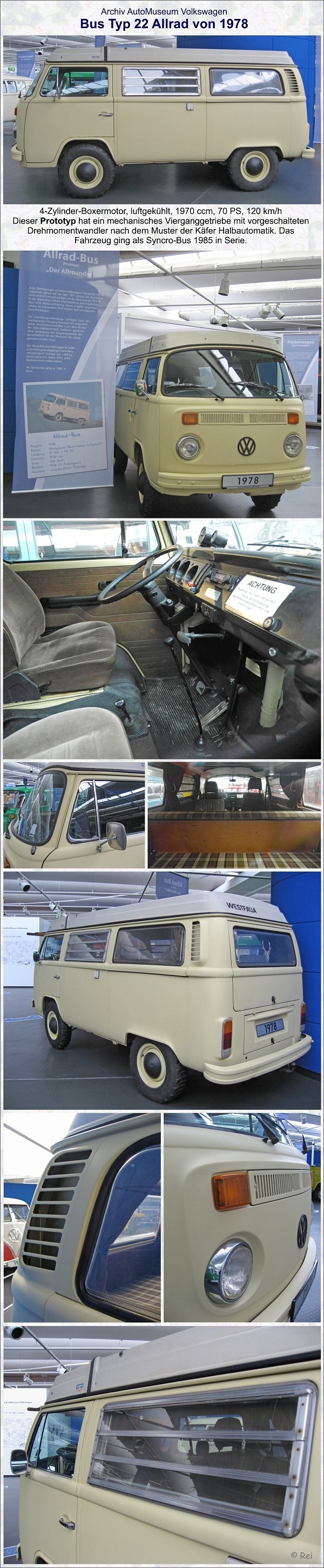 VW Bus Typ 22 Allrad Prototyp von 1978