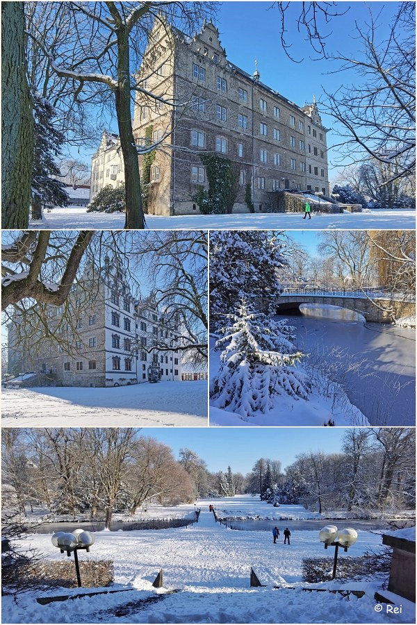 Schloss Wolfsburg im Winter