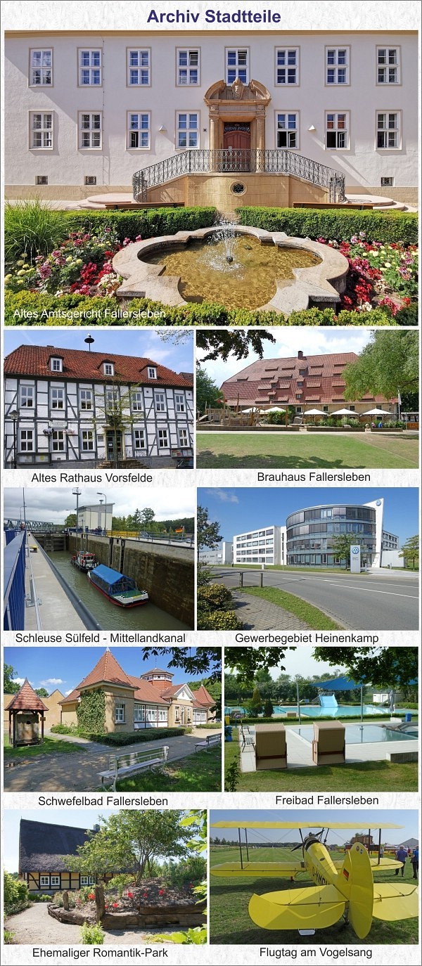 Archiv Stadtteile von Wolfsburg
