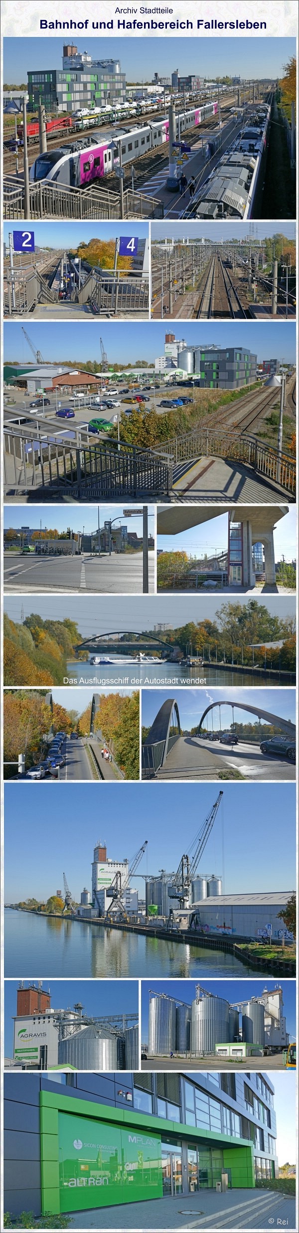 Bahnhof und Hafenbereich Fallersleben