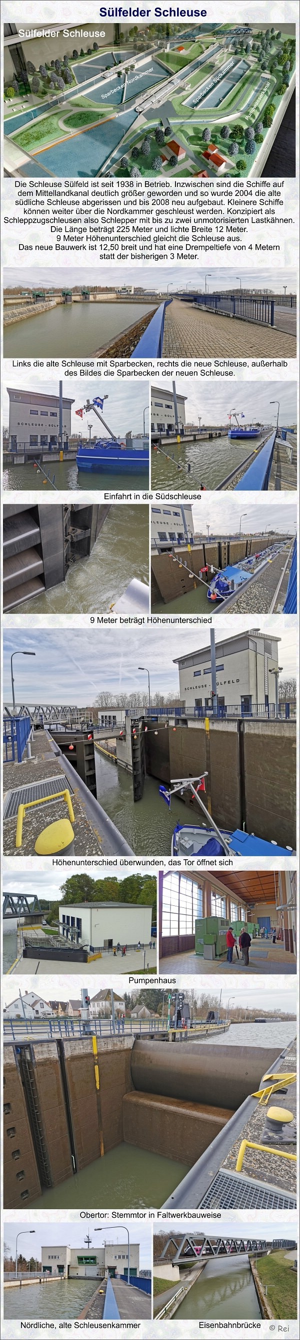 Schleuse Sülfeld im Mittellandkanal